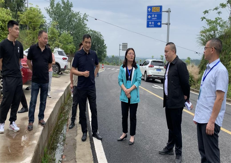 乐至县县政协及领导班组、各专委成员开展“四好农村路”建设巡查工作2